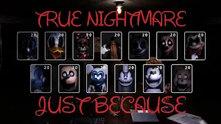 Beating Five Nights at Treasure Island True Nightmare just because