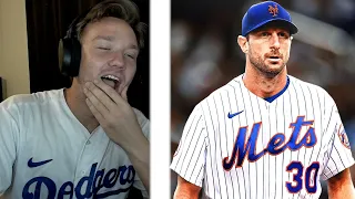 Dodgers Fan Reacts to Max Scherzer SIGNING with New York Mets