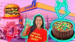 24 HORAS SÓ COMENDO COMIDAS DE POSTO DE GASOLINA !!!