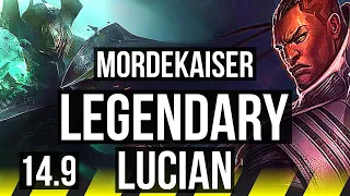 MORDEKAISER & Karma vs LUCIAN & Nami (ADC) | Legendary, 1200+ games, 15/3/6 | BR Master | 14.9
