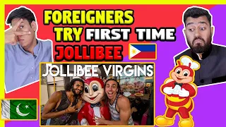 Foreigners try Jollibee for the FIRST TIME Reaction