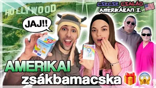 $ Amcsi ZSÁKBAMACSKA és Hollywood-i SHOPPINGOLÁS 🤑🇺🇸 | Csecse Család Amerikában 3. $