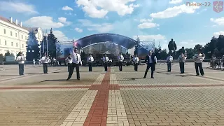 ПЛАЦ-КОНЦЕРТ  участников конкурса военных оркестров. Пинск-22