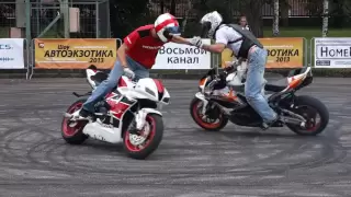 Автоэкзотика 2013 - 4. crazy bike stunts мото трюки байкеров с девушкой