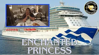 Princess Cruises Enchanted Princess | Part 1| Embarkation | Sail-Away | Dinner & Hilarious Comedy!