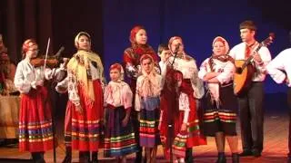 За вікном чорна хмара в'ється українська народна Щедрівка колядка Ukrainian folk carol