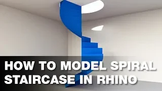 How to Model Spiral Staircase in Rhino