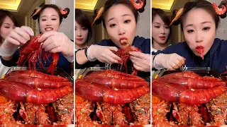 [asmr] delicious mukbang big raw shrimp 맛있는 먹방 큰 생 새우