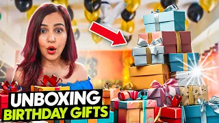 UNBOXING 100 Birthday GIFTS (A Room Full of Surprises)