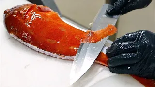 JAPAN FOOD -  - GIANT RED GROUPER Mackerel Flounder Sushi Teruzushi Japan