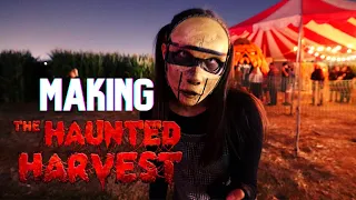 Making Haunted Harvest inside Frosty’s Forest in Chino, CA #hauntedhouse #hauntlife