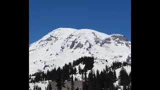 Snow covered Peaks of Mt. Rainier.4/22 /24 Last chance to capture the pristine snow before the thaw.