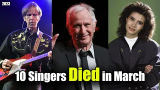 10 Big Singers Who Died in March 2023