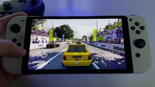 GRID Autosport + HD High quality pack | Switch OLED handheld gameplay