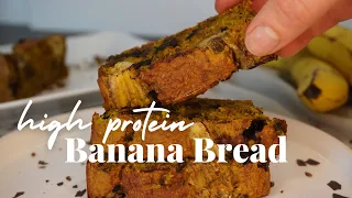 saftiges Bananenbrot ohne Zucker / vegan / proteinreich