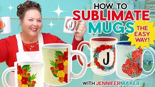 How to Sublimate Mugs the Easy Way: 3 Ways + 3 Styles, including Full Wrap!