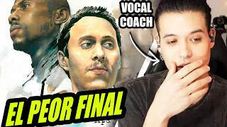 EL PEOR FINAL - CANSERBERO "Estupid Love Story"  | Análisis & Reaccion Vocal Coach | Ema Arias 3/3