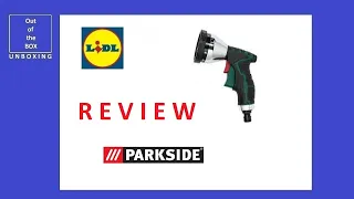 Parkside Multi-Function Spray Gun HG00297A REVIEW TEST (Lidl 10 settings powerful jet gentle spray)