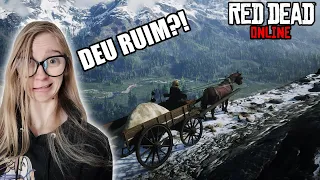 DESAFIO PILOTANDO CARROÇA NAS MONTANHAS - red dead online