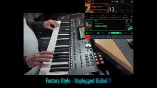 Korg Pa5x   Factory Style   Unplugged Ballad 1