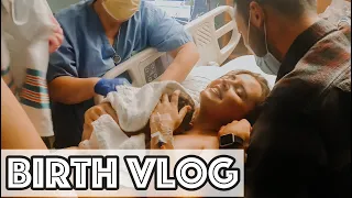 DREAM BIRTH Unmedicated & Natural Labor and Delivery | Birth VLOG