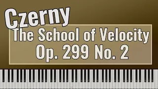 Carl Czerny - The School of Velocity Op. 299 No. 2