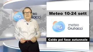 Meteo 10-24 settembre. Botta e risposta tra caldo africano e fresco atlantico