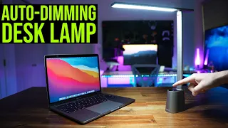 Baseus Rechargeable Desk Lamp (Foldable, Auto-Dimming)