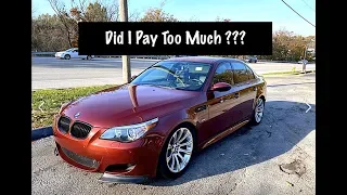 How Much Did I Pay For MY BMW E60 M5 V10 ? And How Much Will It Cost To Fix It ?