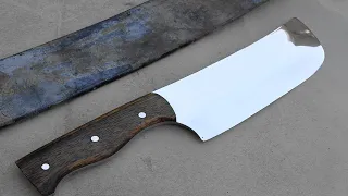 Making a cleaver out of Leaf Spring