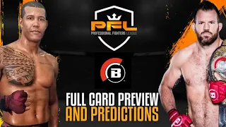 PFL vs. Bellator: CHAMPS Full  Card Preview and Predictions