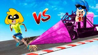 GTA 5 ¡MIKECRACK VS CAMIÓN PINCHO TIMBA VK! 🐶😱 Los COMPAS CHOCAN en SUPER COCHES