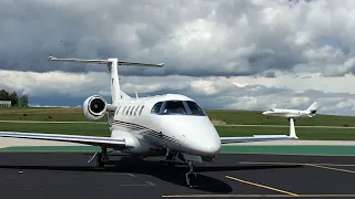 BUTTER LANDING BY NETJETS AIRPLANE