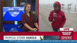Extended storm coverage: reporter problems