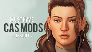 My Must Have CAS Mods & Defaults + links // the sims 4