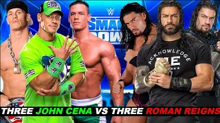 Can 3 Different Roman Reigns Defeat 3 Different John Cena WWE 2K22