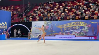Anfisa Zaitseva - Hoop Russian Championship 2021 TAA 20.35
