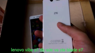 Lenovo Vibe S1 vs ZTE Blade S7