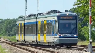 TramTrain érkezik Szegedről Hódmezővásárhely Népkertre