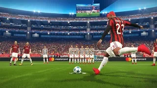 FINAL DA CHAMPIONS LEAGUE MILAN VS JUVENTUS EMOCIONANTE - PES 2018 - RUMO AO ESTRELATO #63