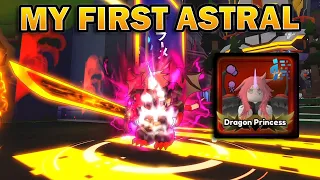 I GOT MY FIRST ASTRAL- New Dragon Princess in Anime Champions Simulator