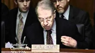 Grassley questions AG Holder on ATF Project Gunrunner