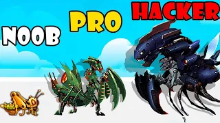 NOOB vs PRO vs HACKER - Insect Evolution Part 727 | Gameplay Satisfying Games (Android,iOS)