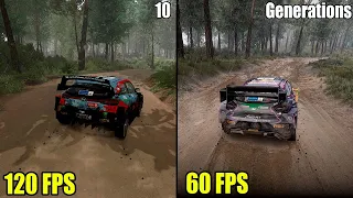 WRC 10 vs. WRC Generation Graphics Comparison | PlayStation 5