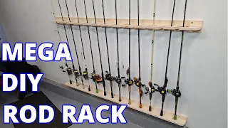 How To Make A Simple, Cheap & EXTREMELY STRONG Fishing Rod Rack That Will Last Forever!!!!