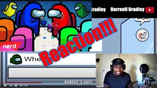 The Among Us Rap Battle 2 | #NerdOut ft Daithi De Nogla & More [Among Us Animation] DB Reaction