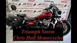 2017 Triumph Thunderbird Storm 1700cc @chrishallmotorcycles