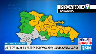 Lluvias causan daño y 26 provincias están en alerta | Primera Emisión SIN