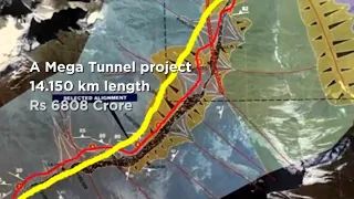 Presenting the zojila tunnel project || The lifeline of Ladakh region || Shot intro