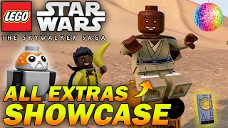 LEGO Star Wars: The Skywalker Saga All Extras Showcase w/Gameplay! Galaxy Rave, Super GNK, & MORE!